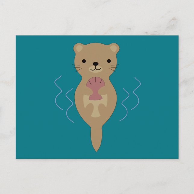 Cute Otter Postcard (Front)