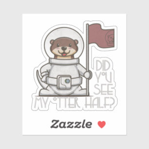 Cute Otter Pun: Did you see my otter half?