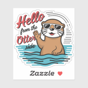 Cute Otter Puns Hello From The Otter Side
