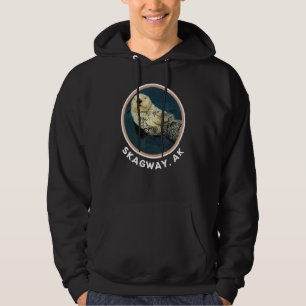 Cute Otter Skagway Ak Coast Resident Fisherman Hoodie