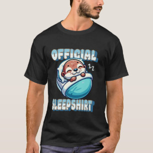 Cute Otter Sleeping Pillow Official Sleep Shirt 1