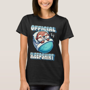Cute Otter Sleeping Pillow Official Sleep Shirt 1