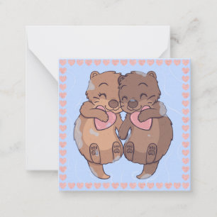 Cute Otters Card
