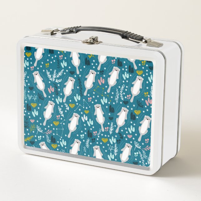 Cute Otters Lunch Box (Front)