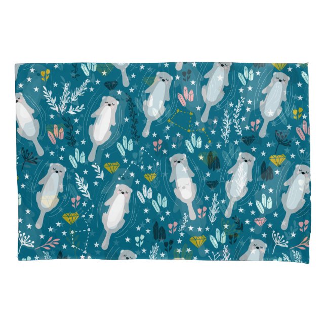 Cute Otters Pillowcase (Front)