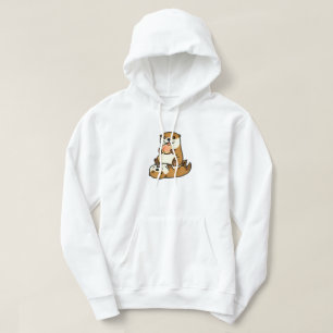 Cute Otters with Lollipop Sweet Cartoon Animal Art Hoodie