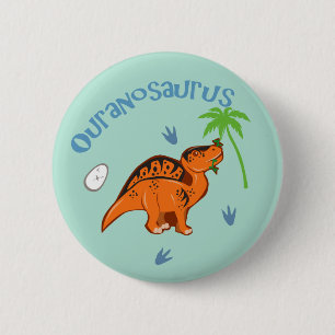 Cute Ouranosaurus 6 Cm Round Badge
