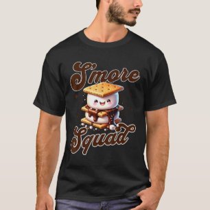 Cute Outdoor Smore Squad Camping Family Matching S T-Shirt