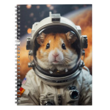 Cute Outer Space Astronaut Hamster 