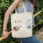 Cute Outer Space Starry Planet Rocket Baby Shower Tote Bag<br><div class="desc">If you need any further customization please feel free to message me on yellowfebstudio@gmail.com.</div>