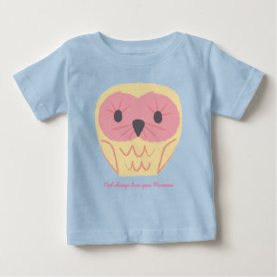 Cute Owl Baby Onsie Gift Baby Shower Idea T-Shirt