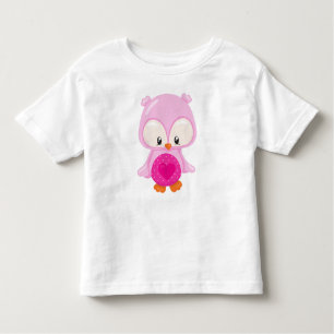 Cute Owl, Baby Owl, Owl In Love, Hearts Toddler T-Shirt