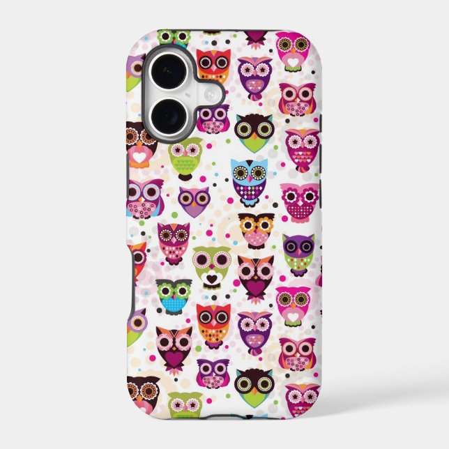 Cute owl background pattern for kids (Back)