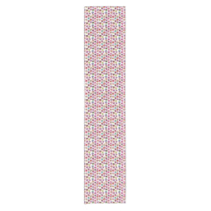 Cute owl background pattern for kids short table runner