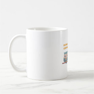 Cute Owl Before Coffee and After Coffee Mug