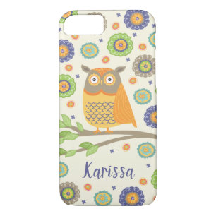Cute Owl Bird iPhone 8/7 Case