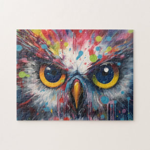 Cute owl bird lovers jigsaw puzzle