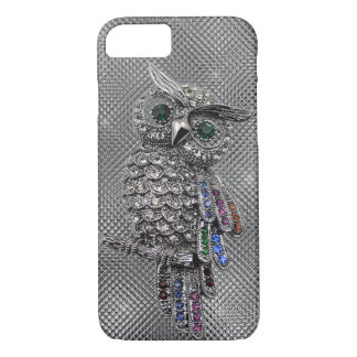 cute owl bling iPhone 8/7 case