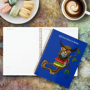Cute Owl Books Planner
