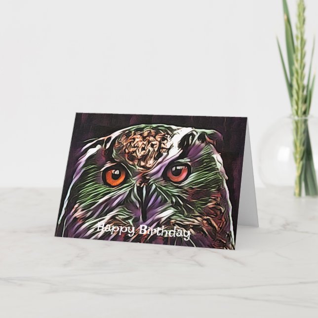 CUTE OWL   CARD (Front)