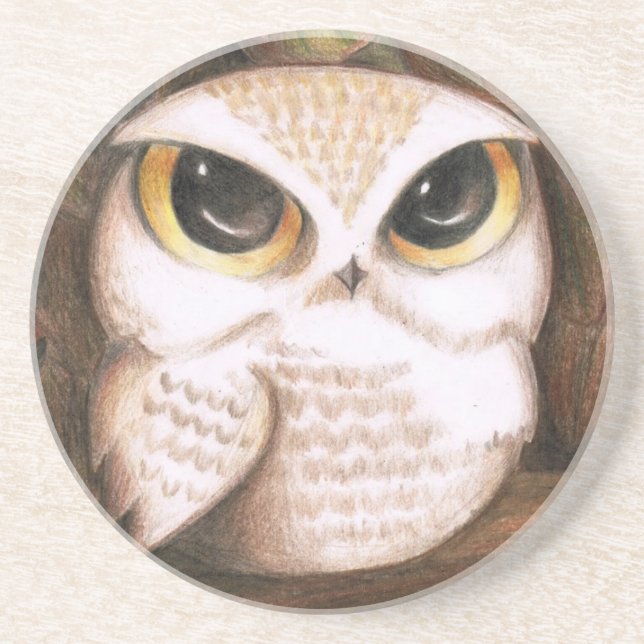 Cute Owl Coaster (Front)