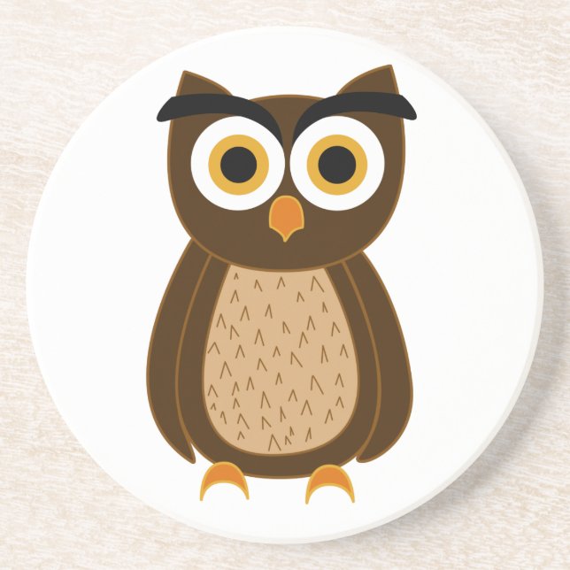 Cute Owl Coaster (Front)