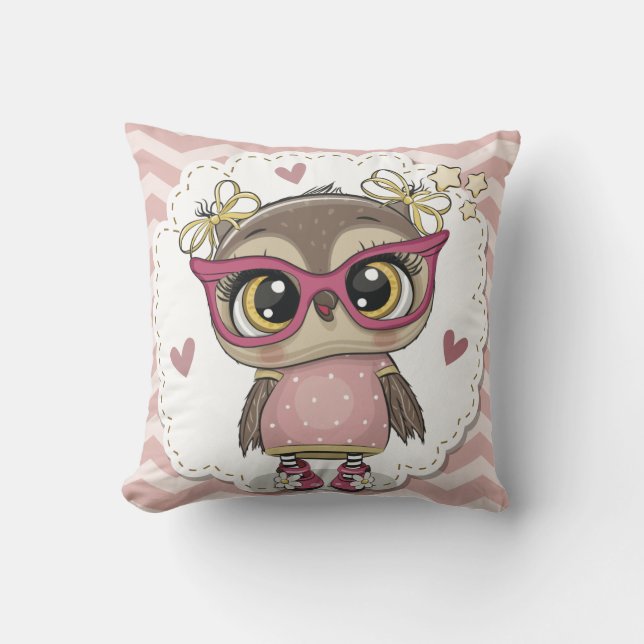 Cute Owl Cushion (Front)
