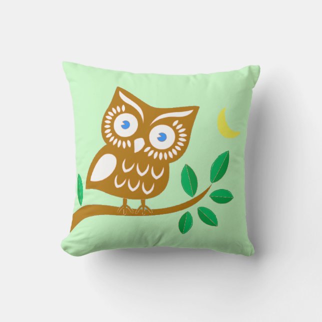 Cute Owl Cushion (Front)
