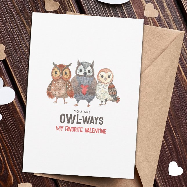 Cute Owl Friend Valentine's Day Card (Creator Uploaded)