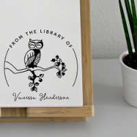 Cute Owl From The Library Of Custom Books
