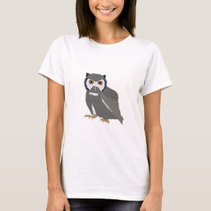 Cute Owl Illustration T-Shirt