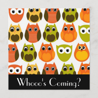 Cute Owl Invitation