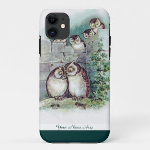 Cute Owl iPhone5 Case by Louis Wain