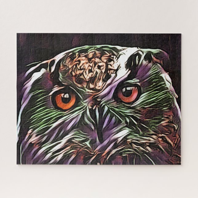 CUTE OWL  JIGSAW PUZZLE (Horizontal)