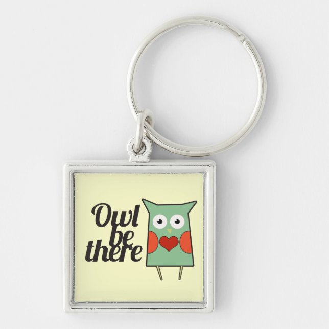 Cute Owl Key Ring (Front)
