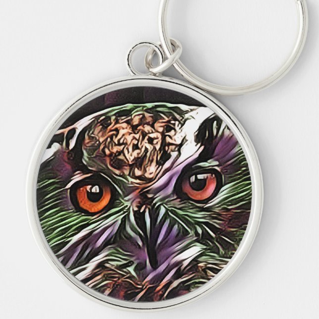 CUTE OWL   KEY RING (Front)