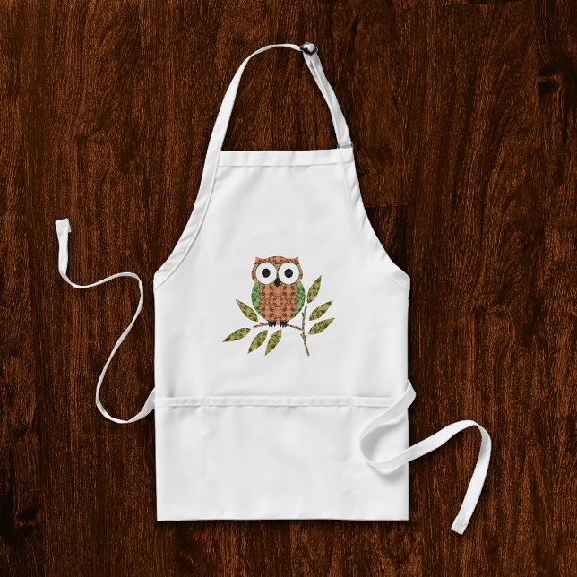 Cute Owl Kitchen Apron (Creator Uploaded)
