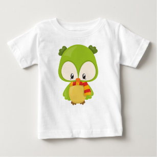 Cute Owl, Little Owl, Baby Owl, Owl With Scarf Baby T-Shirt