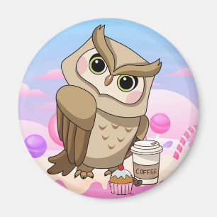 Cute Owl Magnet