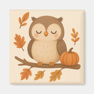 Cute Owl Magnet