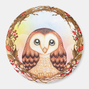 Cute Owl Magnet