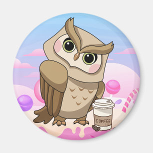 Cute Owl Magnet