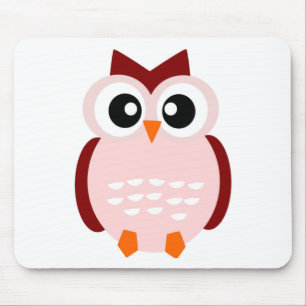 CUTE OWL MOUSE PAD