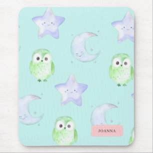 Cute Owl Mouse Pad