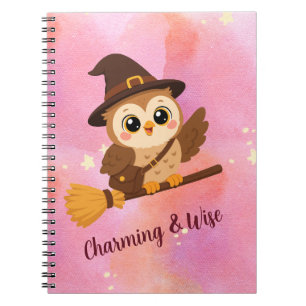 Cute owl notebook