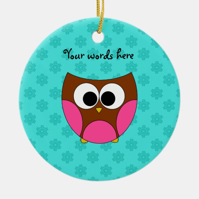 Cute owl ornament (Front)
