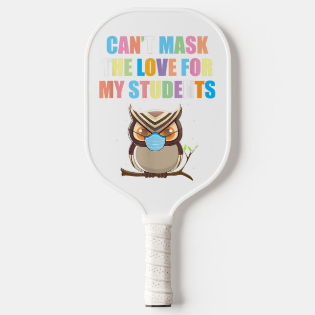 Cute Owl Padde Pickleball | Cute Itém for lover  Pickleball Paddle (Front)