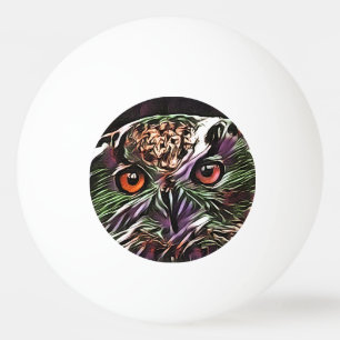 CUTE OWL PING PONG BALL