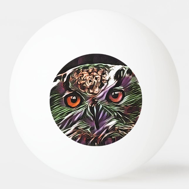 CUTE OWL   PING PONG BALL (Front)