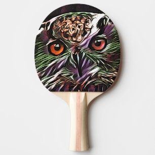CUTE OWL PING PONG PADDLE